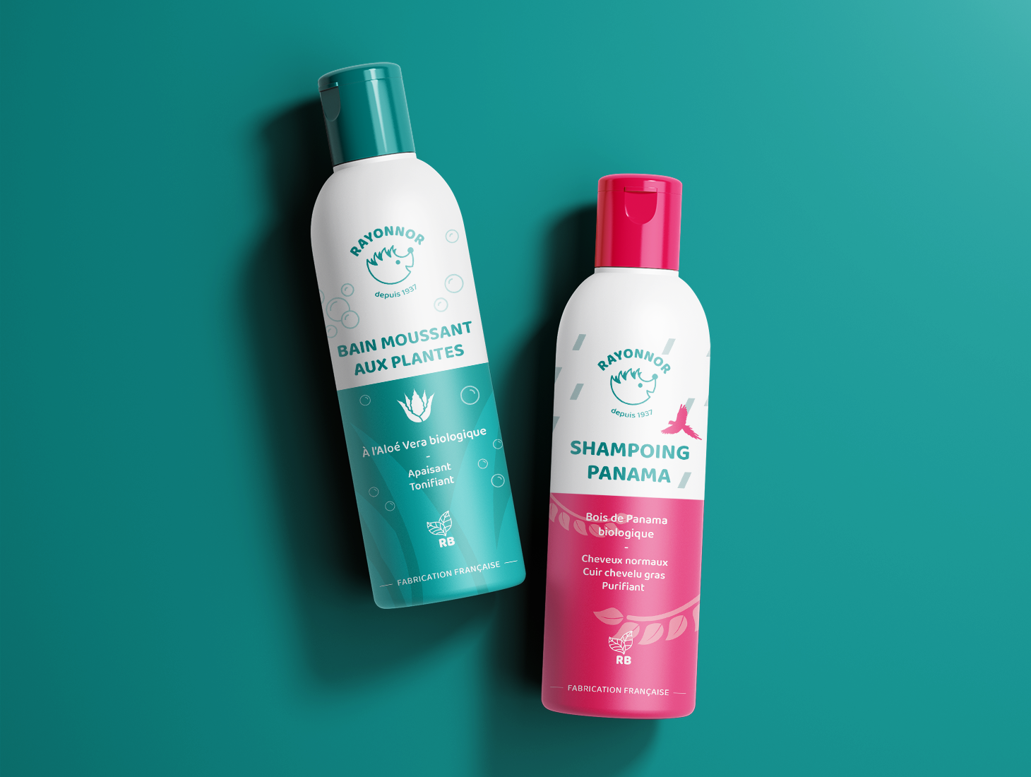 rayonnor, produits bain moussant aux plantes, shampoing panama