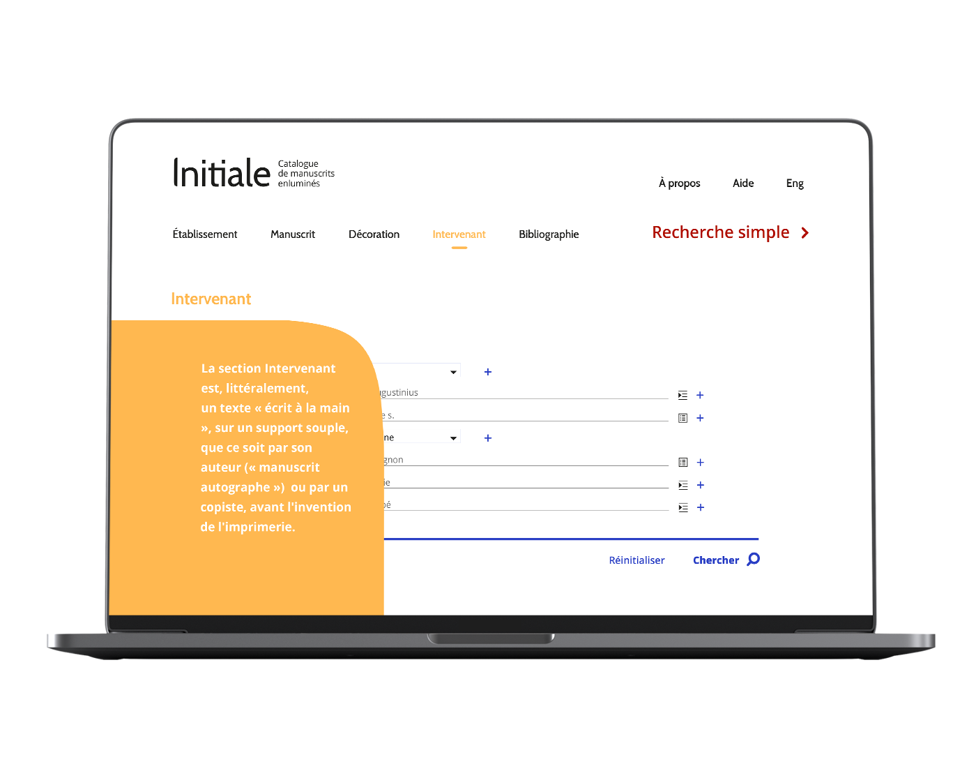 initiale macbook pro menu manuscrits