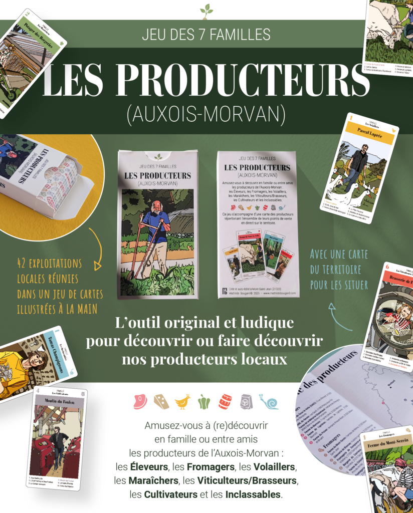 Les producteurs (Auxois-Morvan) - Jeu des 7 familles